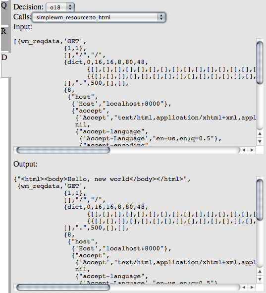 Detail Panel Decision Tab